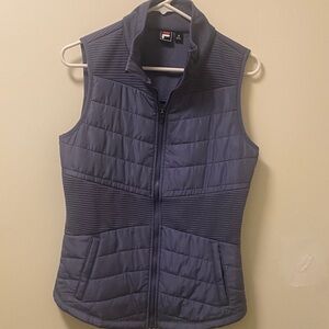 Fila Blue Quilted Vest